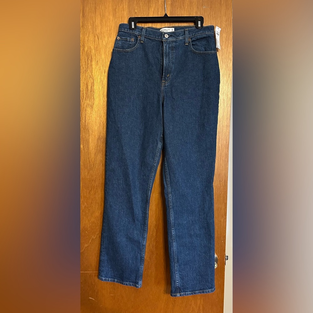 Abercrombie & Fitch Blue Ultra High Rise Jeans